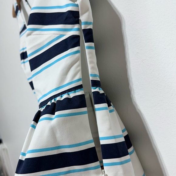 Zara V-Neck Stripes Peplum Sleeveless Women’s Top Size XS - Picture 6 of 9